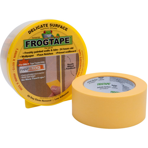 FrogTape Delicate Surface Pro Painter's Tape, 1.88 inches x 60 yards