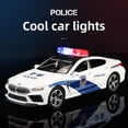 thumbnail image 3 of Coche de policía de aleación para niños, juguete para niños, modelo de decoración, apertura de seis puertas, 110, simulación de coche de policía, vehículo no controlado por Radio, 3 of 5