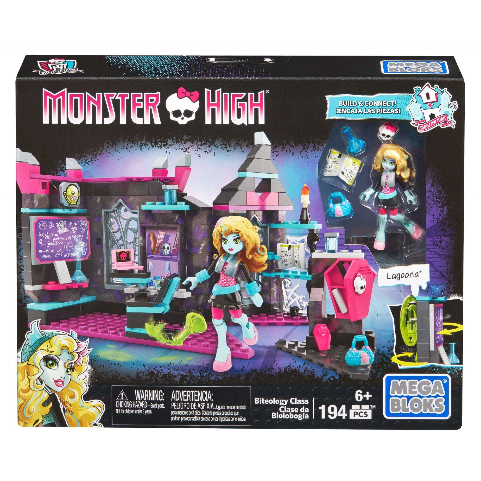 dommer Hviske Kollektive Mega Bloks Monster High Biteology Class - Walmart.com