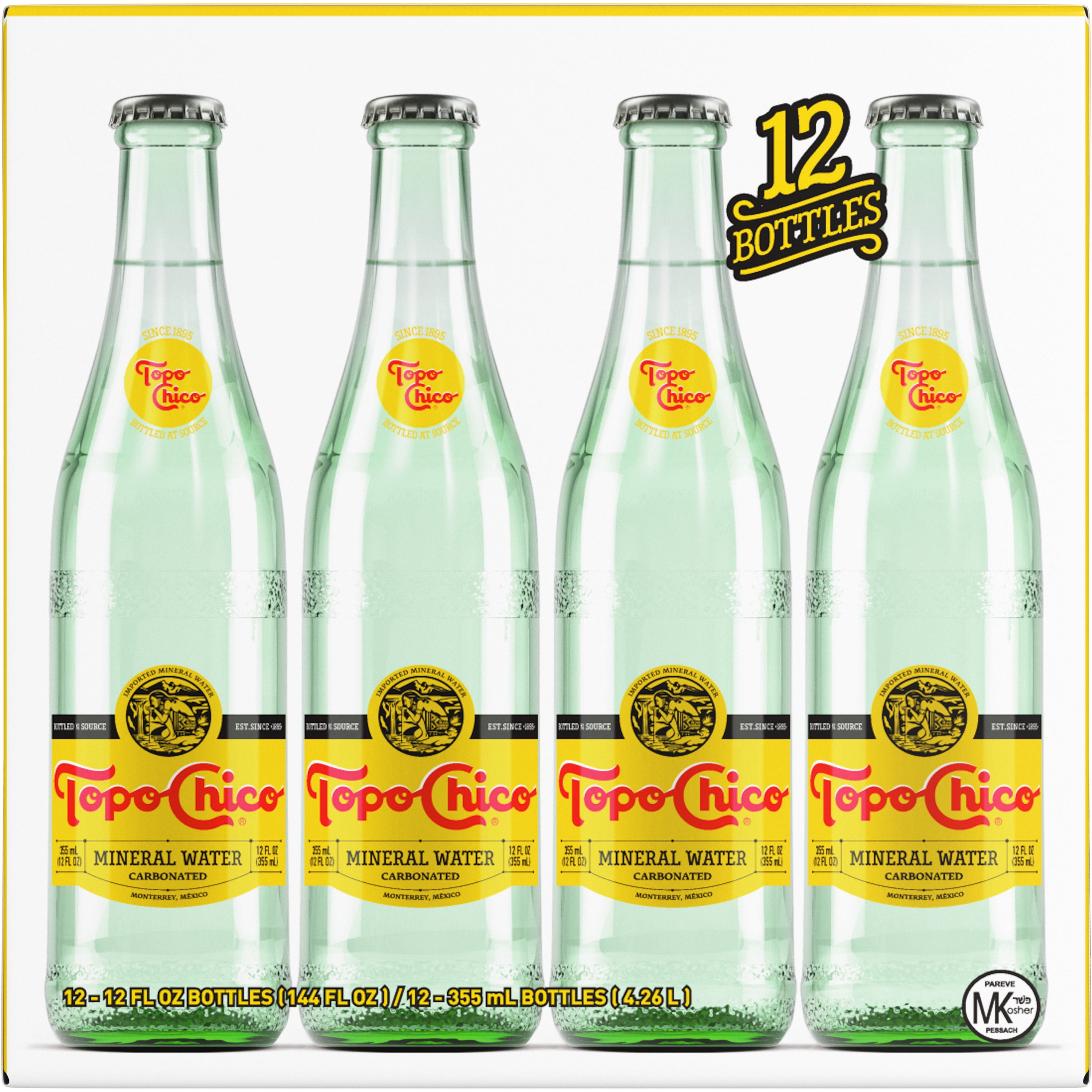 Topo Chico Mineral Water, 12 Ounce (12 Glass Bottles) –