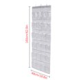 thumbnail image 4 of Zapatero Puerta de casa Montado en la parte posterior Tela no tejida Soporte para zapatos Zapatilla de deporte Percha para zapatilla, Blanco kenally HA001781-01, 4 of 7