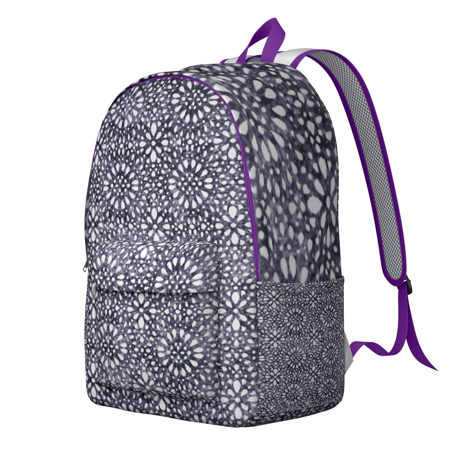Bohemian Style Travel Backpack for Women, Durable Laptop Daypack with Colorful Tribal Print and Multi-Pocket Design