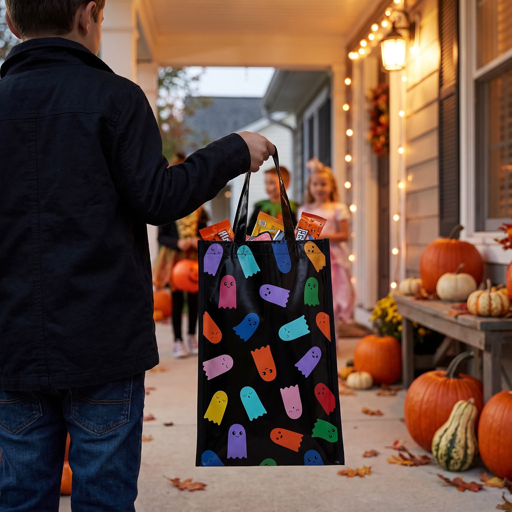 Ghosts Trick-or-Treat Party Bag, Multicolor, Halloween by Way To Celebrate