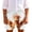 White, variant on Birthday Party Shorts for Kids, Solid Color or Cute Print, Breathable Polyester Swim Trunks with Pockets, Toddler to 14 Years