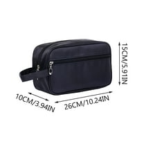 Men's Large Travel Toiletry Bag | Water-Resistant 190D Nylon | 10.24x5.91x3.94 Inch | Business & Leisure Wash Pouch with Multiple Compartments