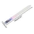thumbnail image 3 of Unique Bargains 1 Set Nail File Animal Pattern Glass Manicure Tool Purple, 3 of 5