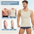 thumbnail image 2 of Sculptcore - Shaper Vest 2.0, Sculptcore - Men's Body Shaper Constantw, Shaping Sleeveless Shirt Invisible Tummy Shaper, 2 of 7