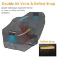 thumbnail image 3 of Waterproof Windproof Snow Blower Cover, AYAMAYA Snowblower Covers Heavy Duty 600D Oxford, Anti-UV Universal Snow Thrower Protector for Most Yard Machine (Black&Gray), 3 of 6