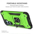 thumbnail image 4 of Xhy Samsung Galaxy A54 5G Case with Screen and Lens Protector and Magnetic Ring Kickstand Military Grade Double Layer Drop Protection Durable Detachable for Galaxy A54 5G Phone - Green, 4 of 9