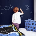 thumbnail image 3 of Unique Bargains 3 Piece Kids Bedding Set Brushed Polyester Black Monster Pattern Twin, 3 of 9