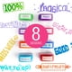 thumbnail image 2 of Set de 8 sellos autoentintables y motivadores para profesores, con almacenamiento, 2 of 8