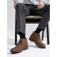 thumbnail image 3 of Men's Chukka Boots Lace Up Desert Ankle Boots Classic Dress Boots for Men Lightweight Business Casual Dress Shoes Classic Formal Derby Shoes, 3 of 4