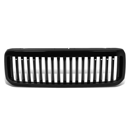 DNA Motoring GRF-OH-016-BKZ For 1999 to 2004 Ford F250 F350 F450 F550 Super Duty Badgeless Fence Style Front Bumper Grille 00 01 02 03 Black