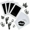 thumbnail image 2 of CCOCC Eco-Friendly,Non-Toxic Acid Free Craft Ink Pads for Baby & Pet Handprint Footprint Art,Self-Inking Stamps for Washable,Smudge Proof Imprints,4 Ink Pads Included, 2 of 6