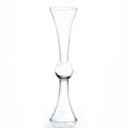 thumbnail image 1 of WGVI Trumpt Glass VASES, 24"x6"x6", Clear, 1 of 5