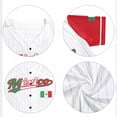thumbnail image 4 of Soccer Cup 2026 Jersey for Men & Women, Button Down V-Neck Short Sleeve Mexico Baseball Top - Lightweight Mesh Fan Shirt for Stadium & Party Army Green L, 4 of 9