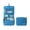 Light Blue, variant on Kokovifyves Beauty Tools Large Capacity Multifunctional Toiletry Bag with Hook Portable Makeup Organizer