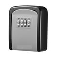 thumbnail image 1 of Key Safe Box Outdoor , Password Key Box Decoration Key Code Box Key Storage Lock Box Wall Mounted Password Box Outdoor Key Safe Lock Box Gray ,Strong Secure, 1 of 7