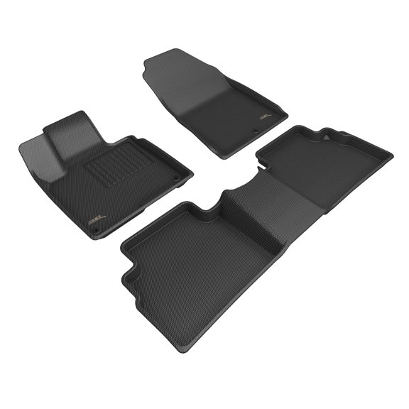 3D MAXpider Custom Fit Kagu Floor Mat (Black) Compatible with Kia Sportage Awd Gasoline 2023-2025 - Full Set
