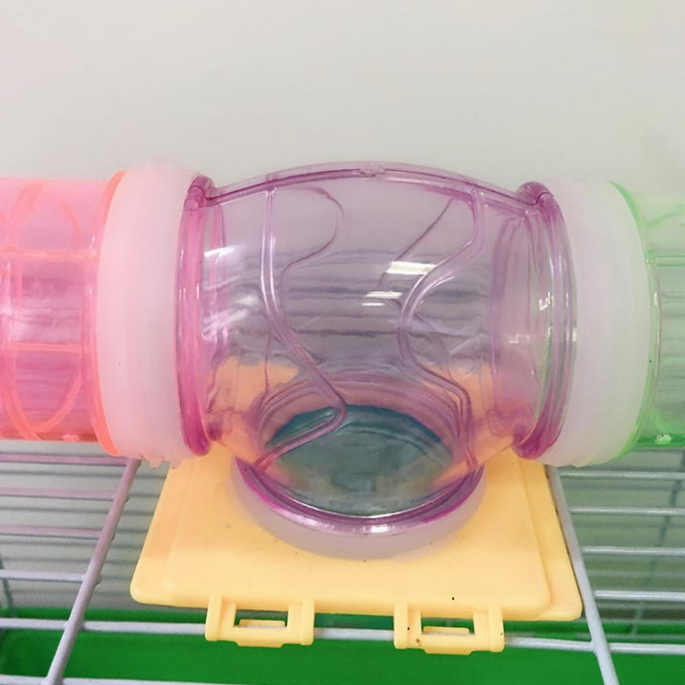 AUTCARIBLE Hamster Tunnel Cage External Pipe Interface Fitting Hamster