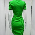 thumbnail image 1 of Cut Out Waist Dress, Hip Wrap Women Short Dress Breathable For Daily Wear ANGGREK Otros, 1 of 7