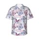 thumbnail image 1 of Balery Butterflies in Pastel Camisas hawaianas de manga corta para hombre, camisas playeras de corte holgado, camisas de vacaciones con botones,XX-Large, 1 of 7