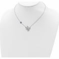 thumbnail image 4 of Sterling Silver Rhodium-Plated Cz Dove With 2In Ext. Necklace Made In China -Jewelry By Sweet Pea, 4 of 7