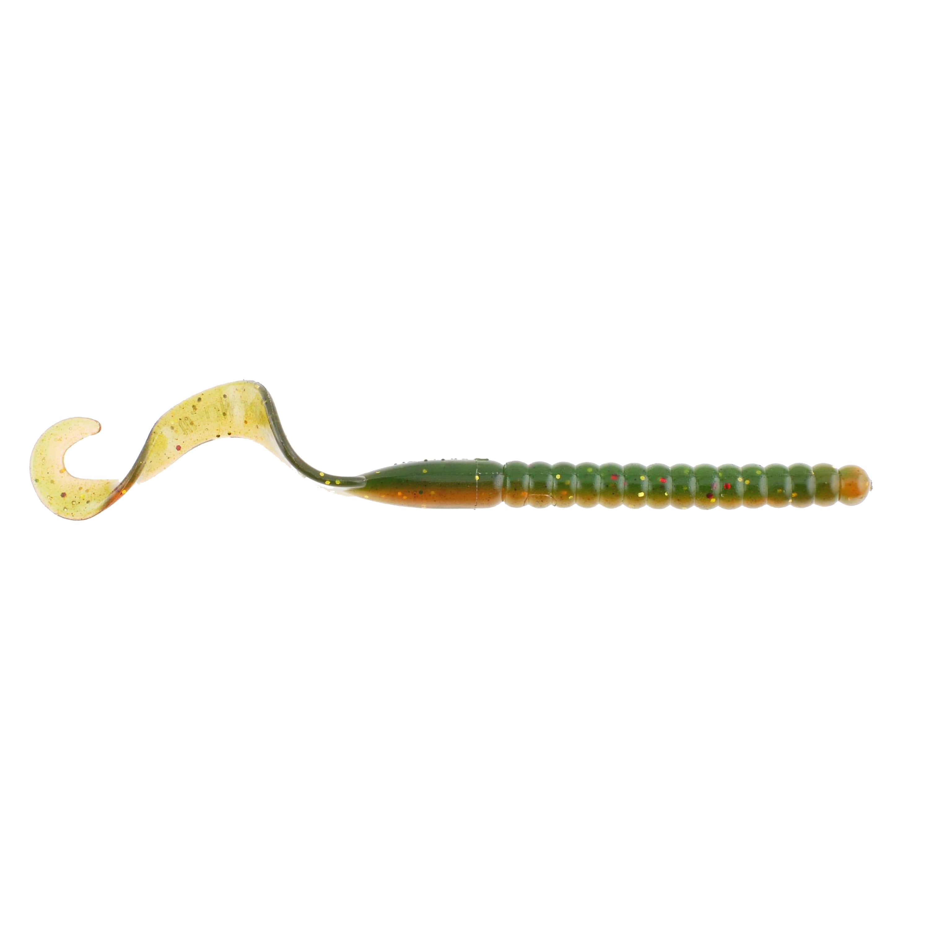 (2 pack) Berkley PowerBait® Power Worm Fishing Bait, Camo, 7in