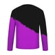 thumbnail image 3 of Amzcrzy Sudadera Para Hombre, Moda Informal, Estampado, Cuello Redondo, Manga Larga, Blusa Estampada, Morado, 3Xl, 3 of 4