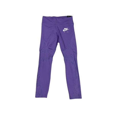 Nike Air Womens Dri-Fit Tight Fit Crop Length Running Tights Purple CI0288-567 N (XS)