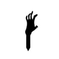 thumbnail image 2 of 5 Pcs Black Acrylic Skeleton Hand Yard Stakes, Halloween Creepy Ground Insert Decor for Garden Graveyard Outdoor Party Decoration, 2 of 7