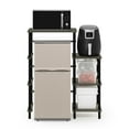 thumbnail image 5 of Furinno Turn-N-Tube Toolless Kitchen Storage Shelf Tall, French Oak Grey/Black, 5 of 6