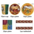 thumbnail image 4 of Juego de vajilla para fiesta de cumpleaños de Harry Potter de KAYOU, vasos y platos, mantel de papel, globos, decoración para fiesta, caja de regalo para bautizo de bebé, 4 of 5