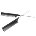 thumbnail image 5 of Heldig 4 Rattail comb Pintail comb Parting combs Teasing combs hair combs for women, 5 of 9