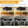 thumbnail image 6 of Unique Bargains 1 Pcs Metal/Rhinestones with Diamonds Car Rear View Mirror Pendant Accessories Car Hanging Ornament Black A, 6 of 6