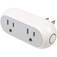 thumbnail image 2 of Brookstone Dual Smart Plug - Electrical Socket Scheduled Wireless Control for Home and Office, Monitors Energy Usage, Easy Device Pairing, 2 Outlets, 2 of 6