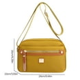 thumbnail image 2 of Bolso cruzado de nailon dorado, ligero, múltiples bolsillos,单肩, para mujeres, 2 of 2
