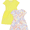 IVORY/HONEY, variant on Wonder Nation Girls Short Sleeve Play Dress, Sizes 4-18 & Plus