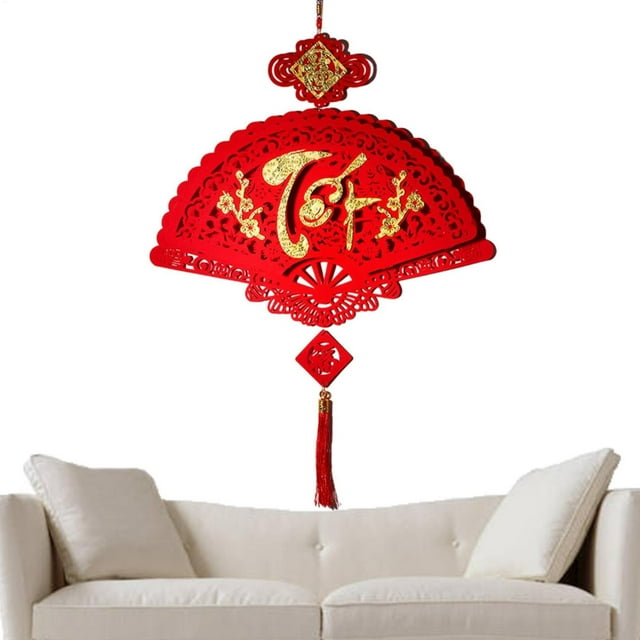 Home Decoration Vietnamese New Year Decorations 2025 | Vietnamese New Year Ornament Red New Year Home Decoration Spring Festival Decorations Chinese Spring Festival Red Ornament New Year Dec