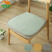 Volkmi New product modern minimalist ice silk rattan mat chair cushion spring and summer dining chair cushion 40*45cm_ jade chair cushion