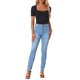 thumbnail image 2 of INSPIRAR CHIC Tops de leotardo para mujer de manga corta con cuello cuadrado, bodysuit de punto negro XL, 2 of 6