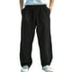 thumbnail image 2 of Ceisia Men's All-Season Casual Pants - Thin Solid Gift Color Business Daily Pocket Tapered Mid-Waist Button Trousers, 2 of 4