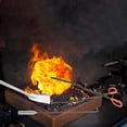 thumbnail image 2 of OULII 1 Set Iron Shovel Fire Poker Tongs Compact Design Long Handle For Home Fireplace Use Camping Utensils, 2 of 8