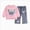 A145-Hot Pink, variant on Toddler Baby Girl Outfits Long Sleeve Letter Embroidery Tops and Elastic Waist Pants Set 6-12 Months 12-24 Months 2t 3t 4t 5t 6t 7t 8t 9t Children Hot Pink 4-5 Years