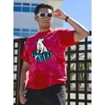 thumbnail image 2 of Polar Bear Standing On Ice  Tie Dye Crystal Men -Image by Shutterstock, Male x-Large, 2 of 4