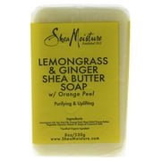 Lemongrass & Ginger Shea Butter Soap by Shea Moisture for Unisex - 8 oz Bar Soap