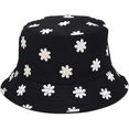 thumbnail image 1 of Sombrero de pescador reversible de doble cara con estampado unisex (negro) Sincero Electrónica, 1 of 6