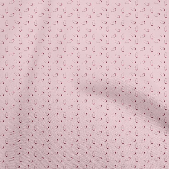 oneOone Polyester Spandex Light Pink Fabric Fresh Sewing Fabric By The Yard Printed Diy Clothing Sewing Supplies 56 Inch Wide