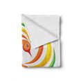 thumbnail image 2 of Phoenix Soft Flannel Fleece Throw Blanket, Rainbow Toned Bird Fantasy From the Ashes Myth Beast Illustration, Cozy Plush for Indoor and Outdoor Use, 50" x 60", Multicolor, by Ambesonne, 2 of 6