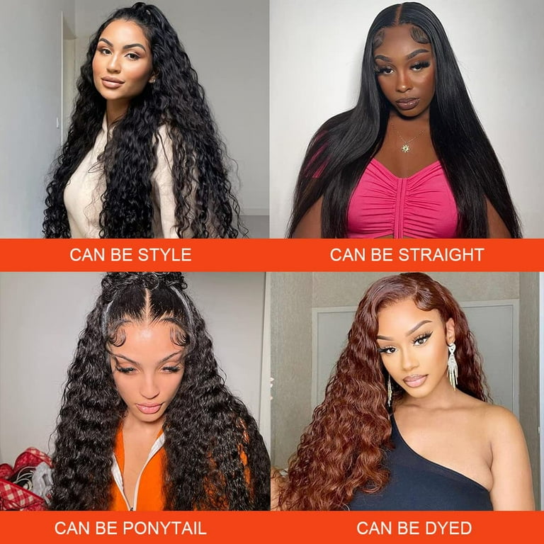 Lace front top weave styles